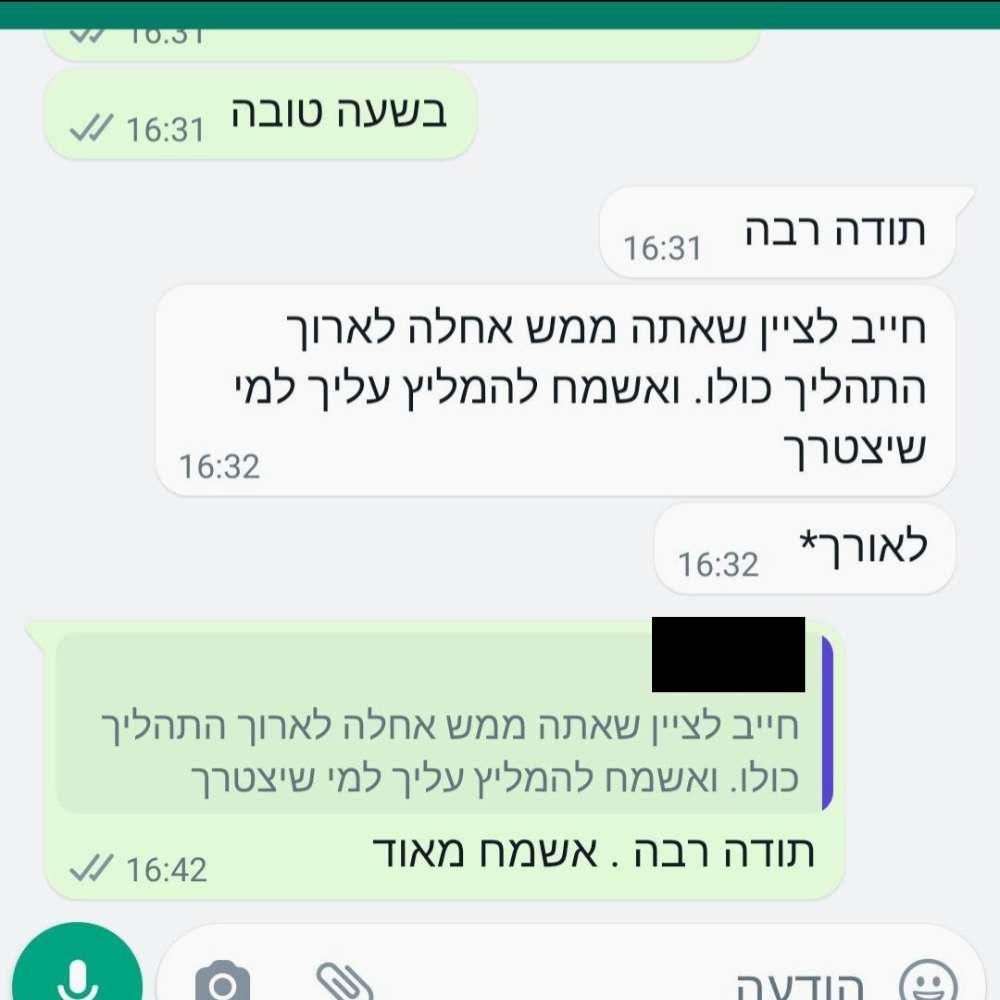 המלצה 1